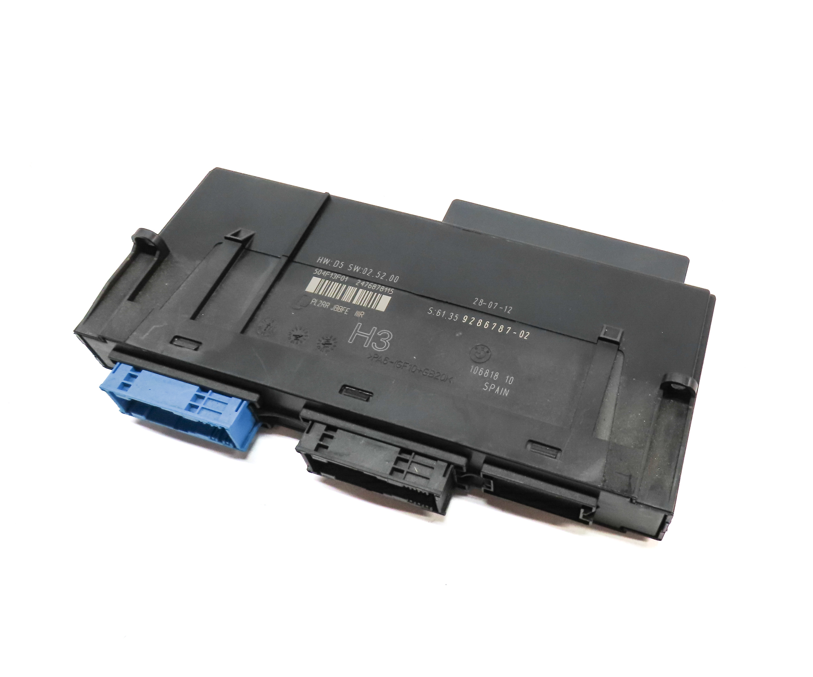 2013 BMW 335I CONVERTIBLE (E93) PRIMARY MAIN BODY CONTROL MODULE — exact item pictured